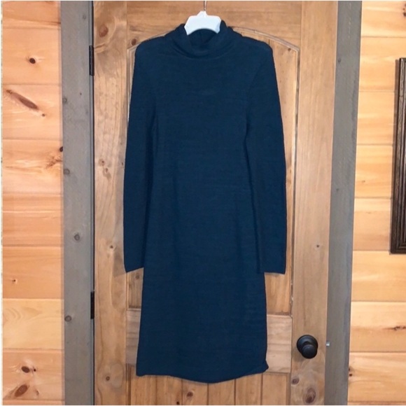 Peruvian Connection teal sweater dress Size Small - Picture 2 of 9